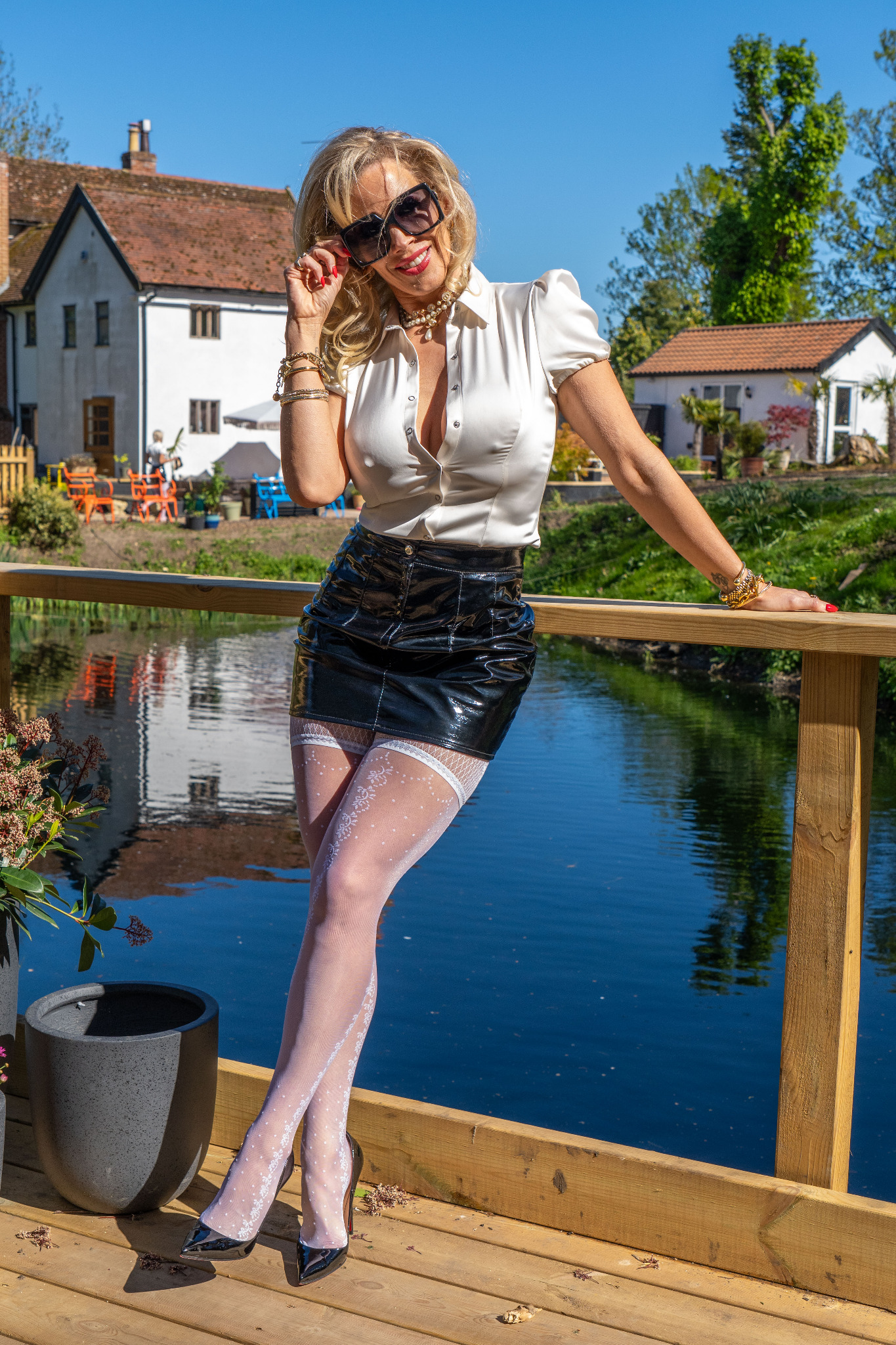 Rebecca More outdoors
